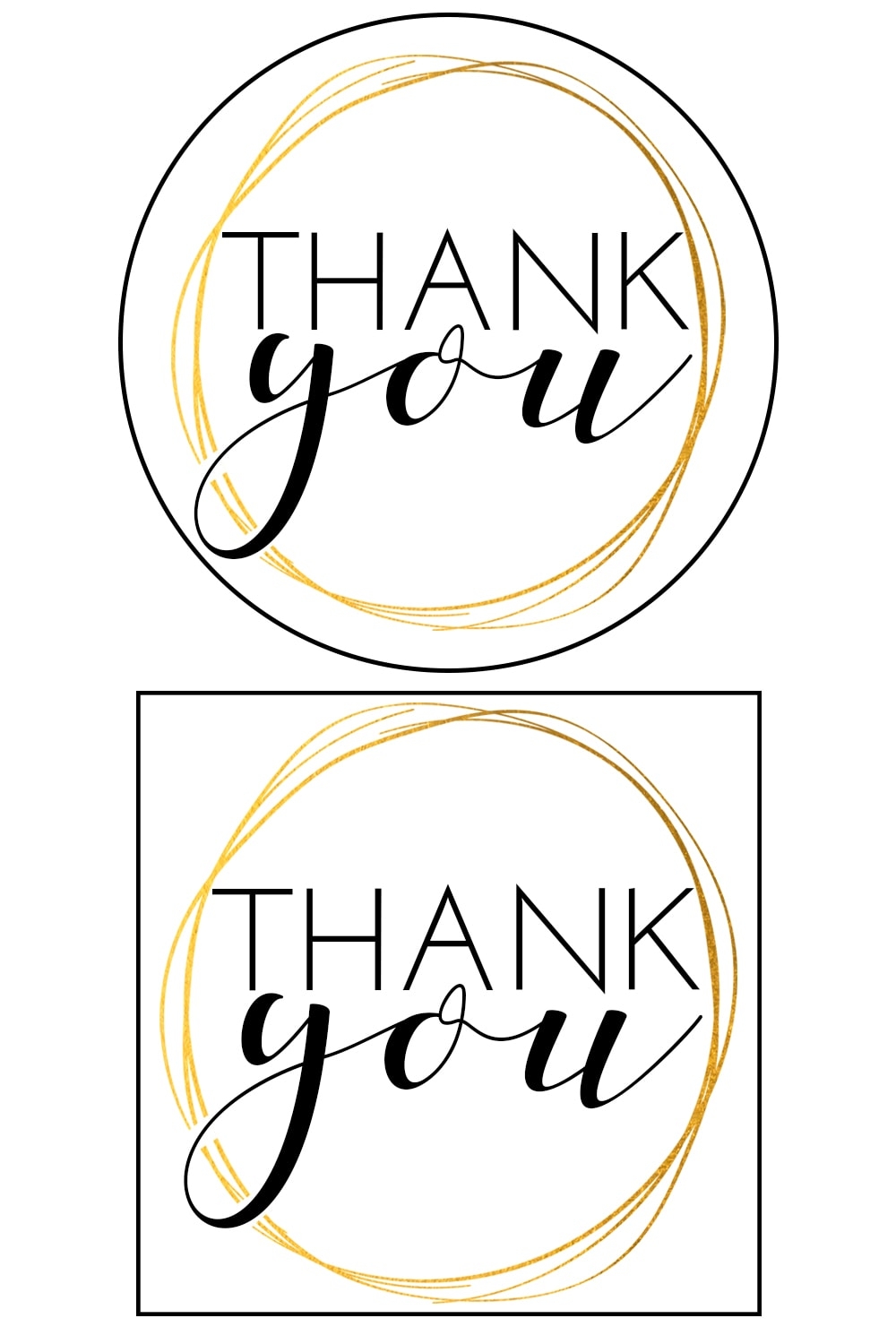 printable thank you tags