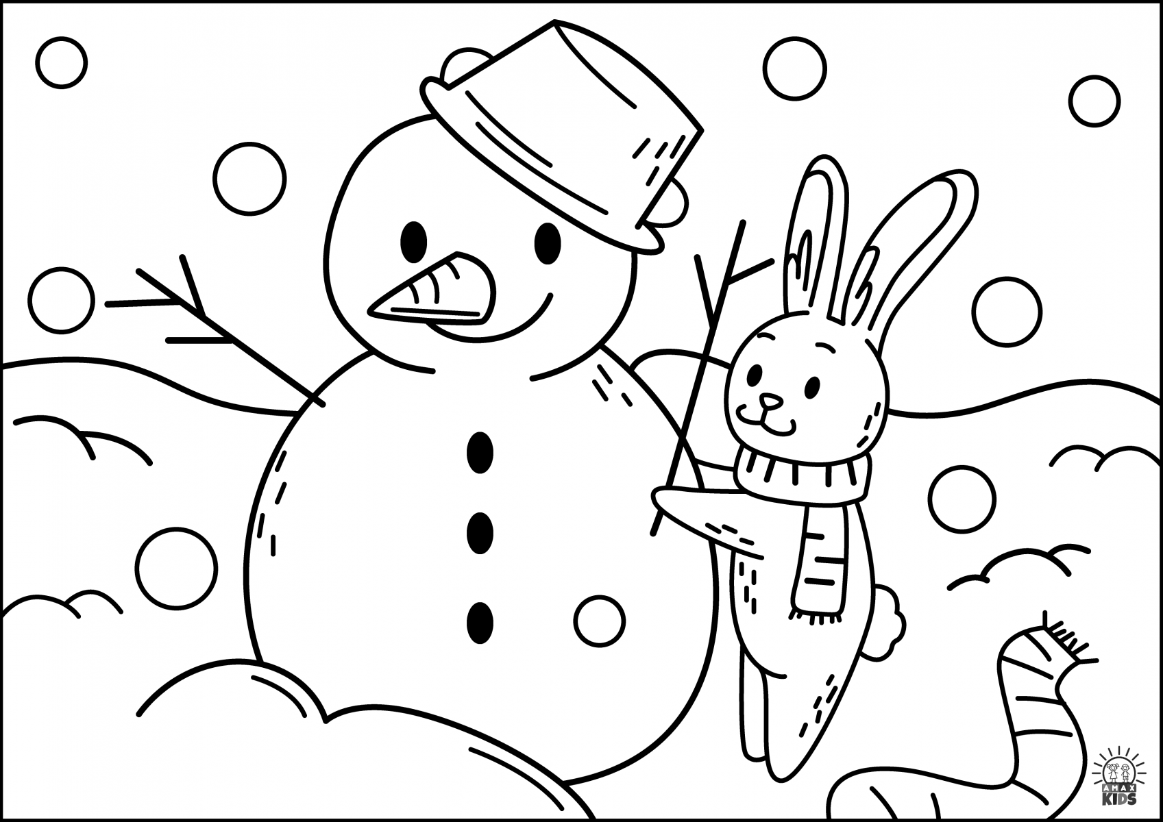 winter coloring pages printable pdf