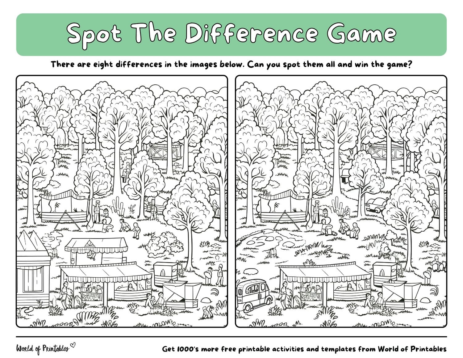 find the difference printable