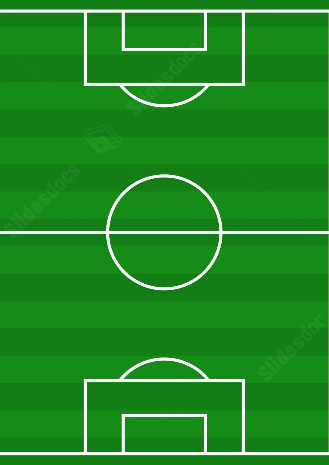 Soccer Field Page Border And Printable Background In Word Slidesdocs