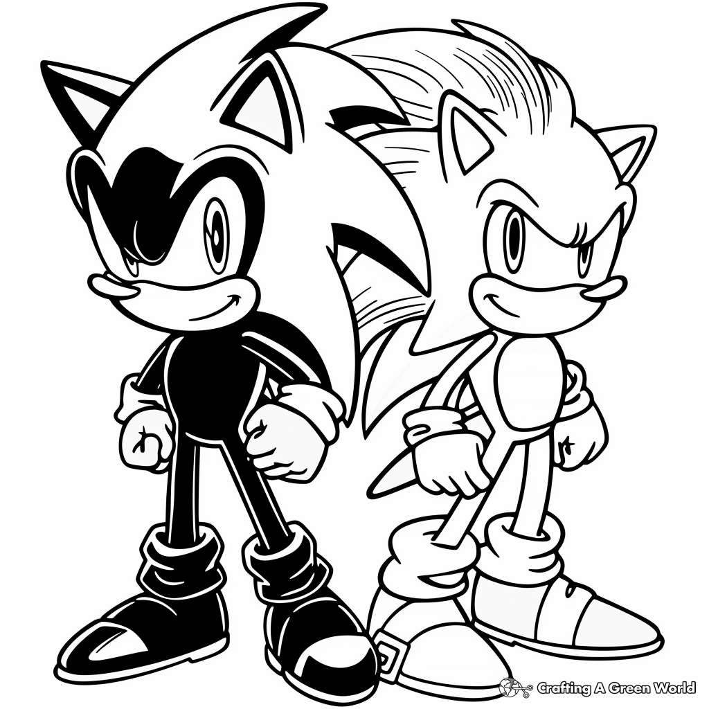 Sonic And Friends Coloring Pages Free Printable Sonic And Friends Coloring Pages Free Printable