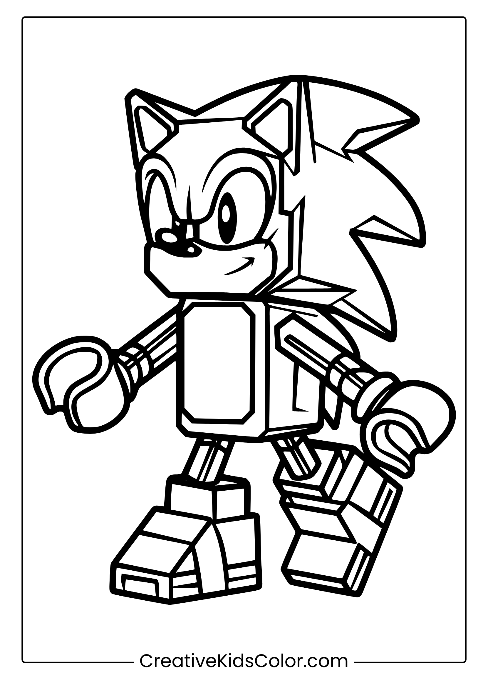 sonic colouring printable sonic colouring printable
