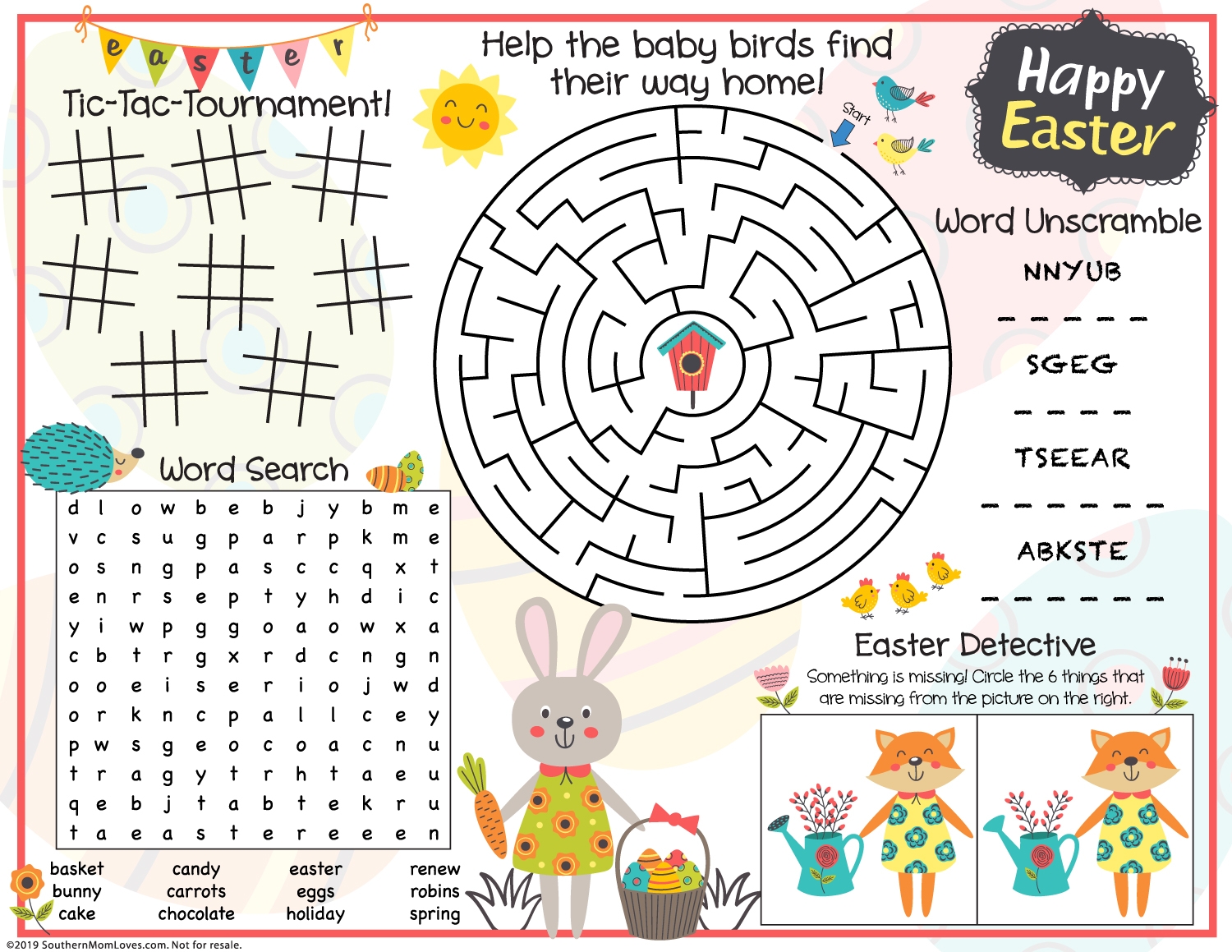 printable games for kids