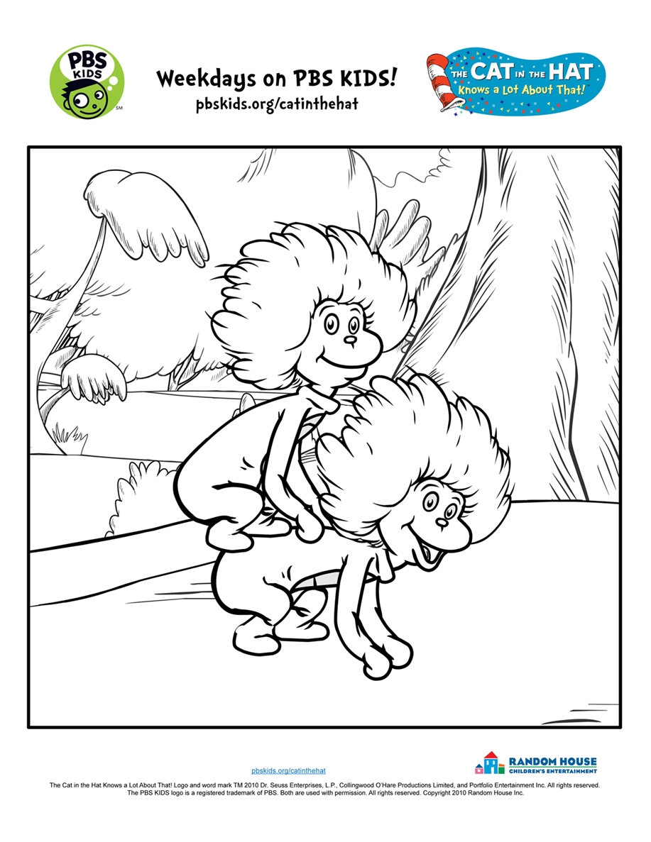 Thing 1 And Thing 2 Coloring Page Kids Coloring Pages PBS KIDS For Parents Thing 1 And Thing 2 Coloring Page Kids Coloring Pages PBS KIDS For Parents