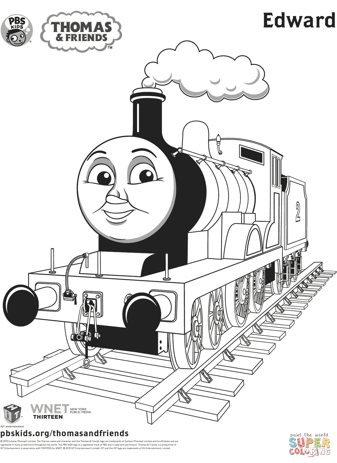 Thomas Friends 9 Free Printable Coloring Pages