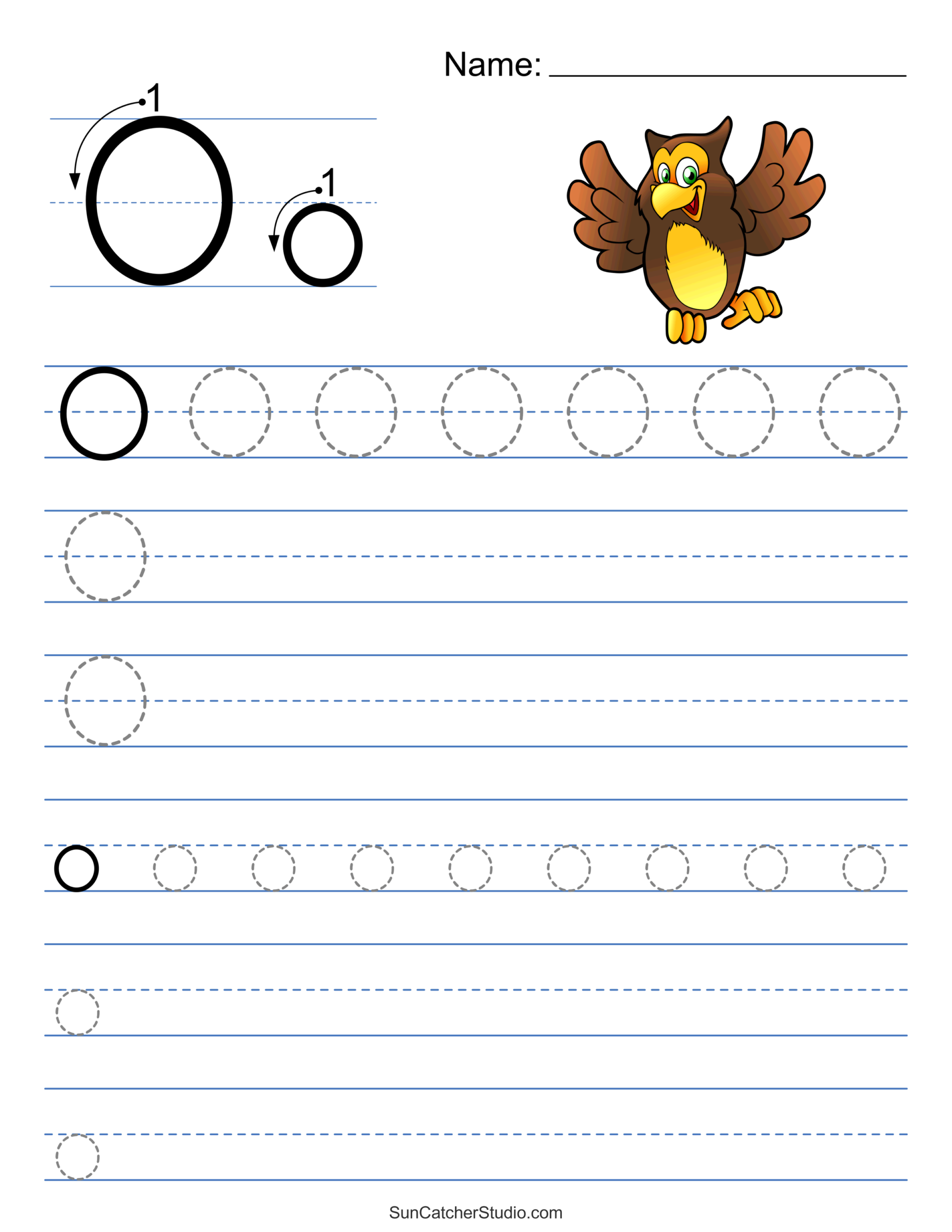 printable traceable letters