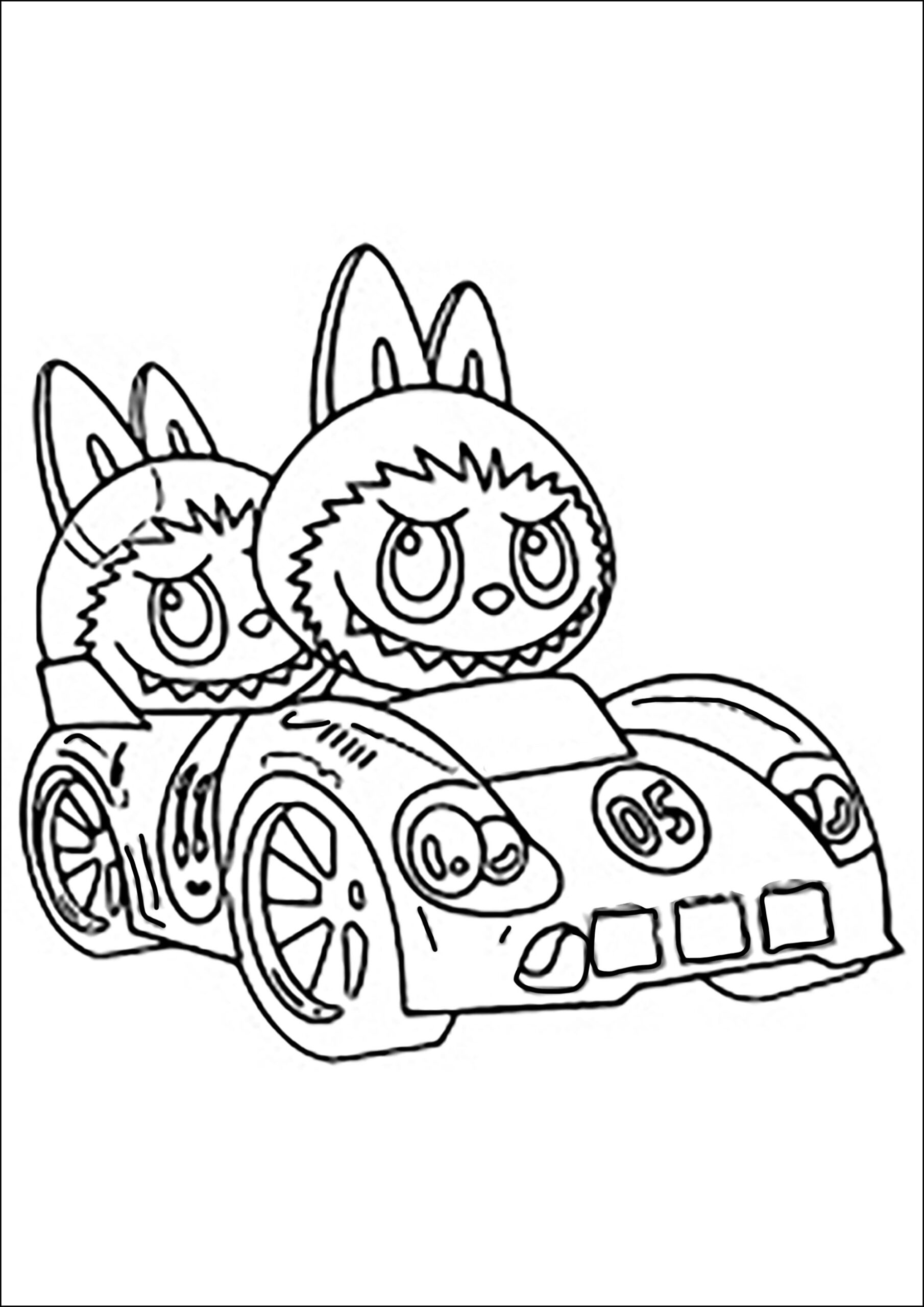 printable labubu coloring pages printable labubu coloring pages