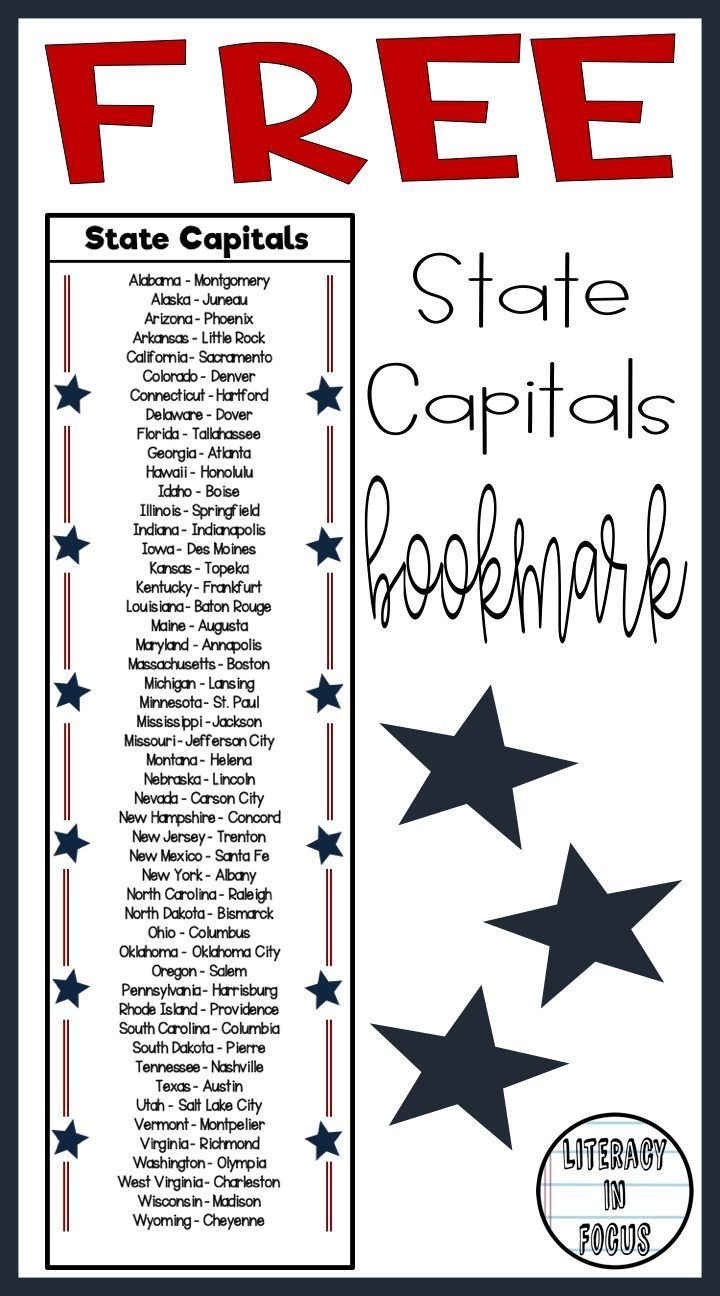 printable states and capitals printable states and capitals