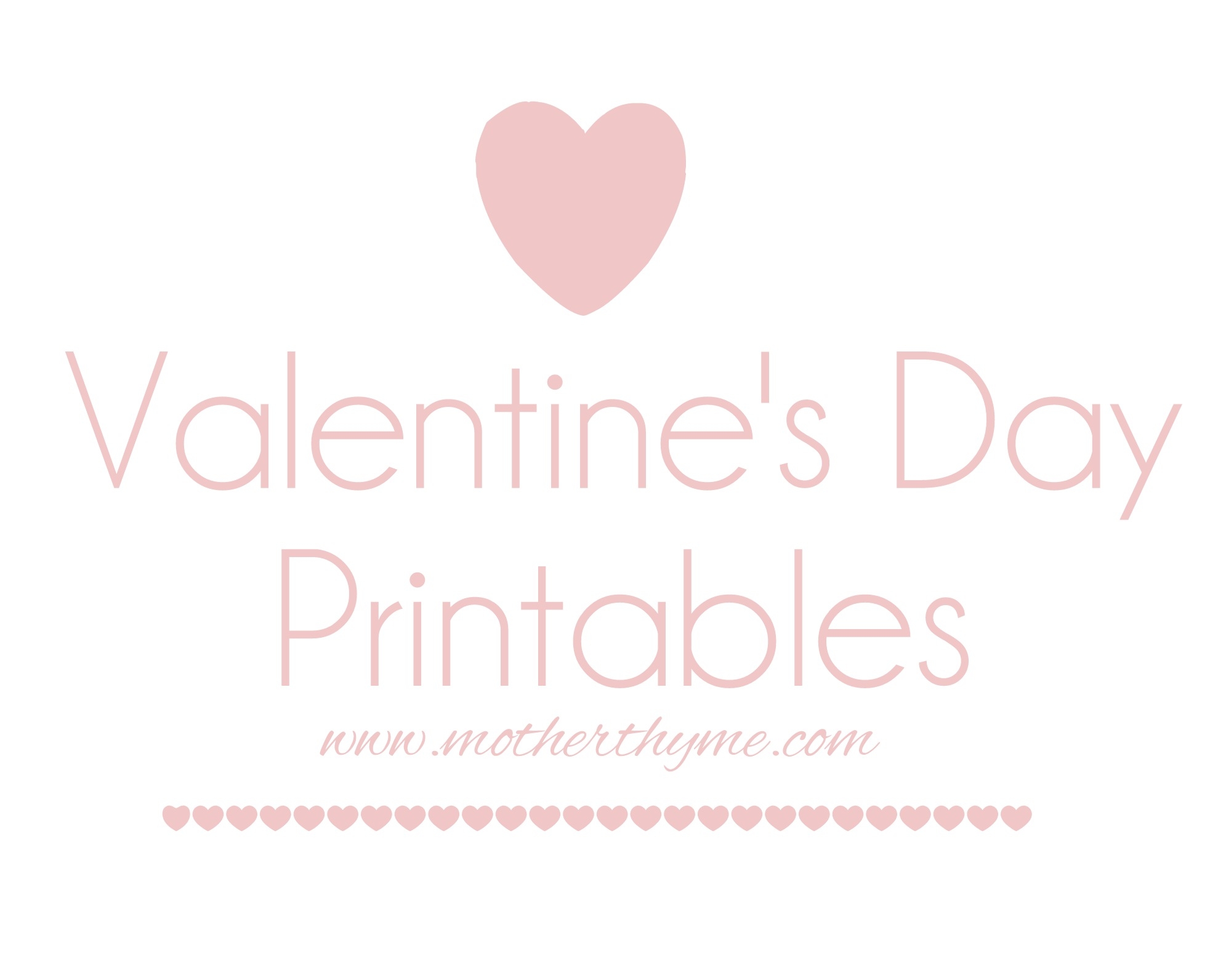 printable valentine's day