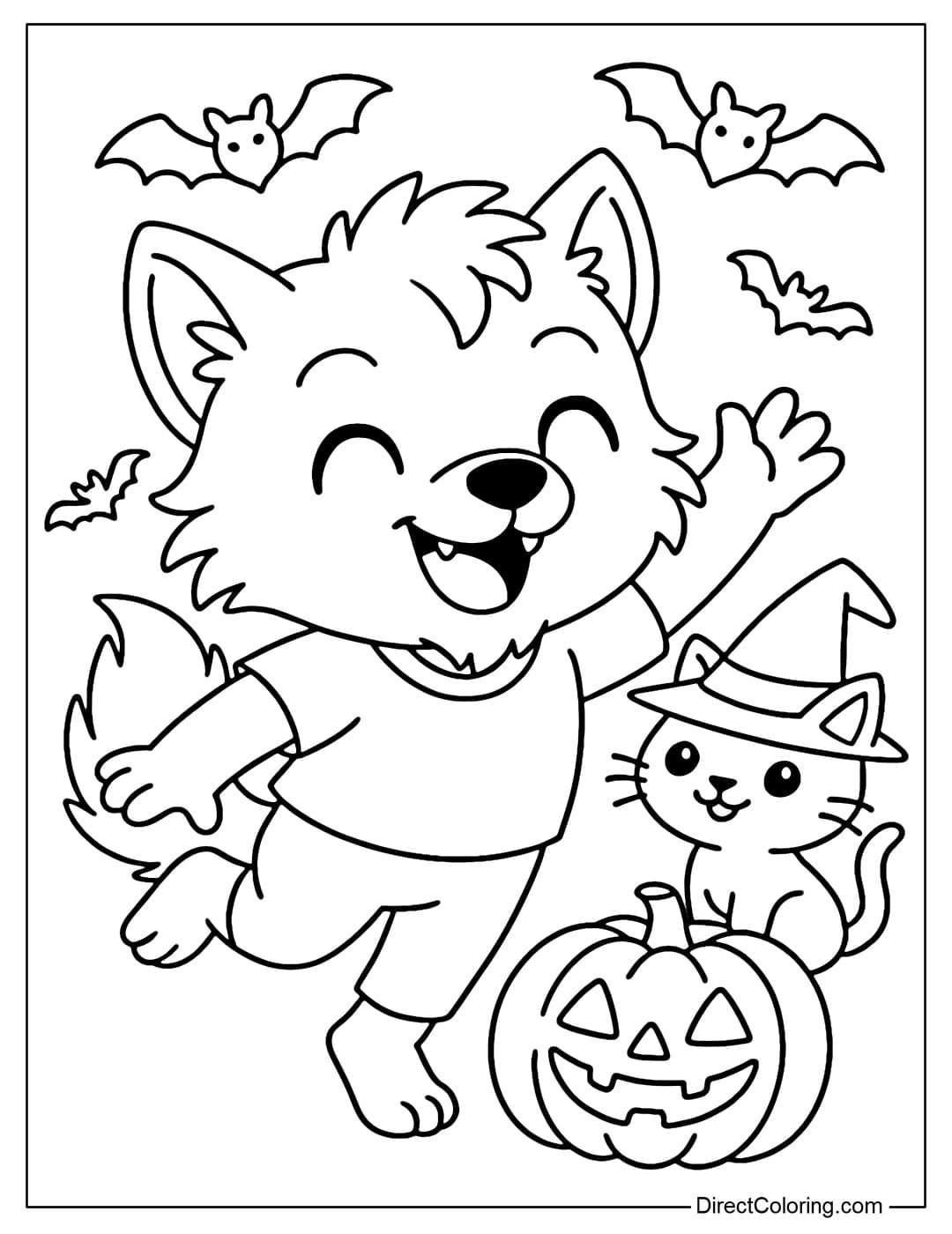 Werewolf Coloring Pages Free PDF To Download And Print Werewolf Coloring Pages Free PDF To Download And Print