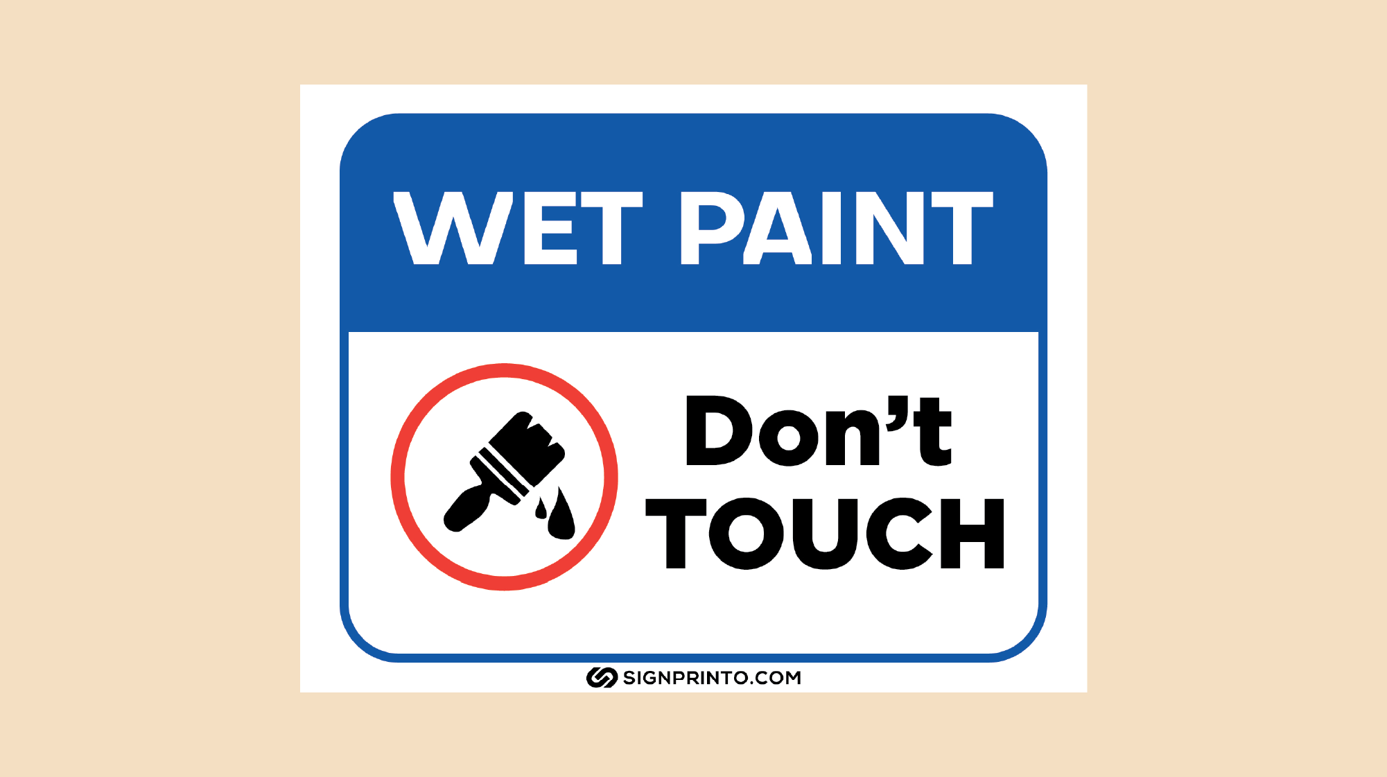 Wet Paint Sign Dont Touch Printable PDF Wet Paint Sign Dont Touch Printable PDF