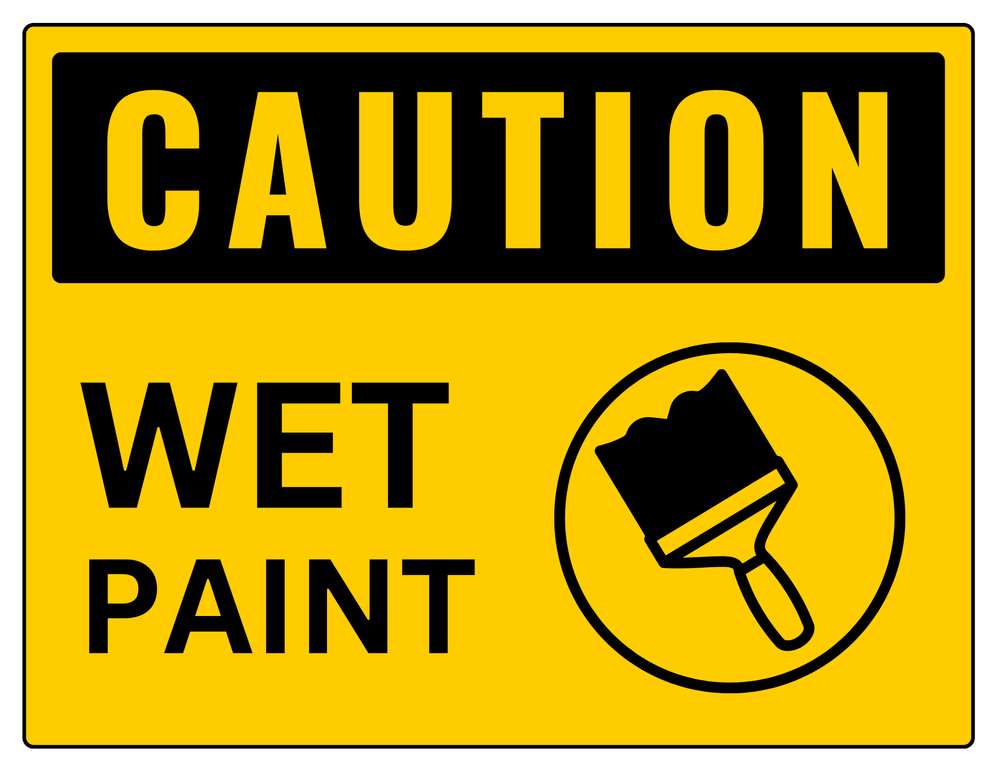 Wet Paint Sign Printable Templates Free PDF Downloads Wet Paint Sign Printable Templates Free PDF Downloads