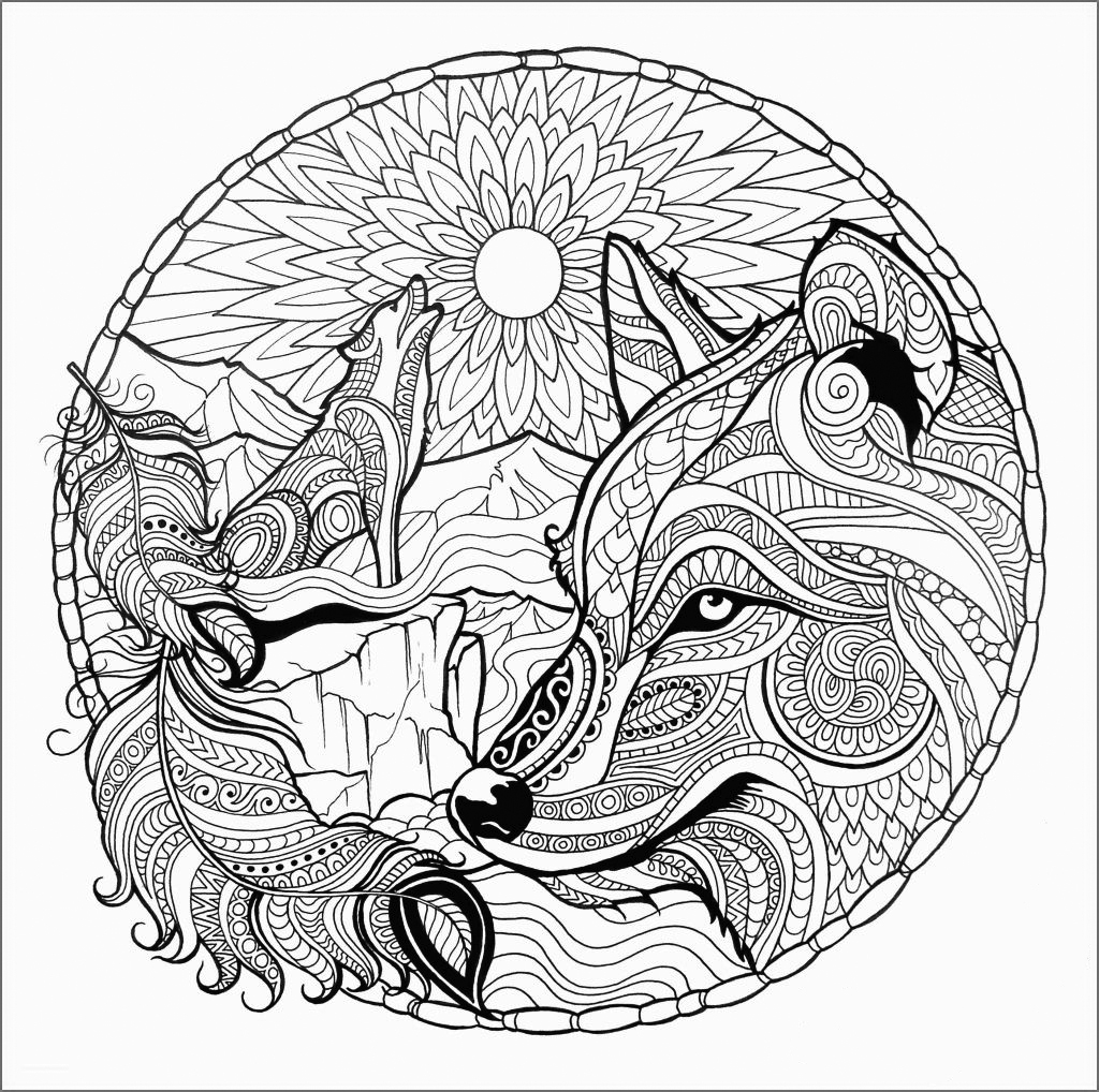 wolf printable coloring pages
