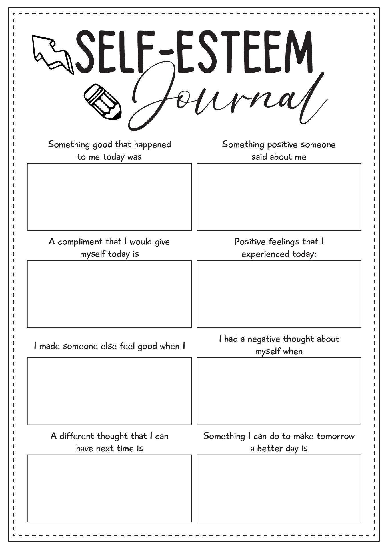 13 Self Esteem Worksheets For Students Free PDF At Worksheeto Worksheets Library 13 Self Esteem Worksheets For Students Free PDF At Worksheeto Worksheets Library