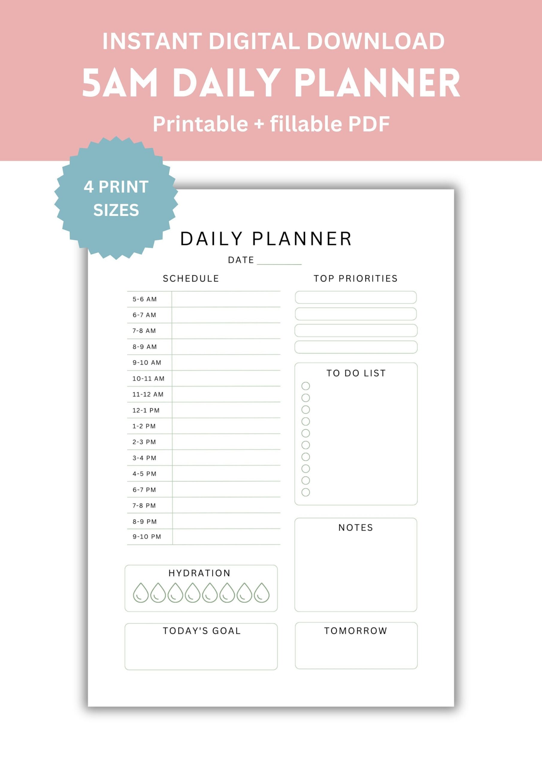 5am Club Printable Etsy
