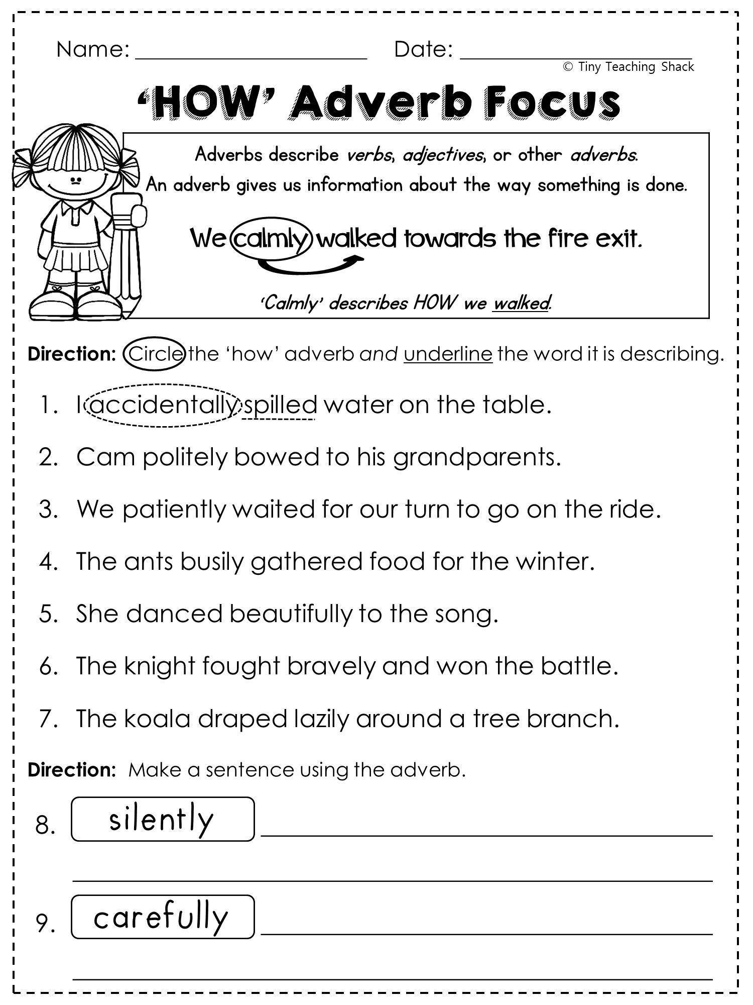 7 Adverbs Ideas Adverbs Adverbs Worksheet English Grammar Worksheets