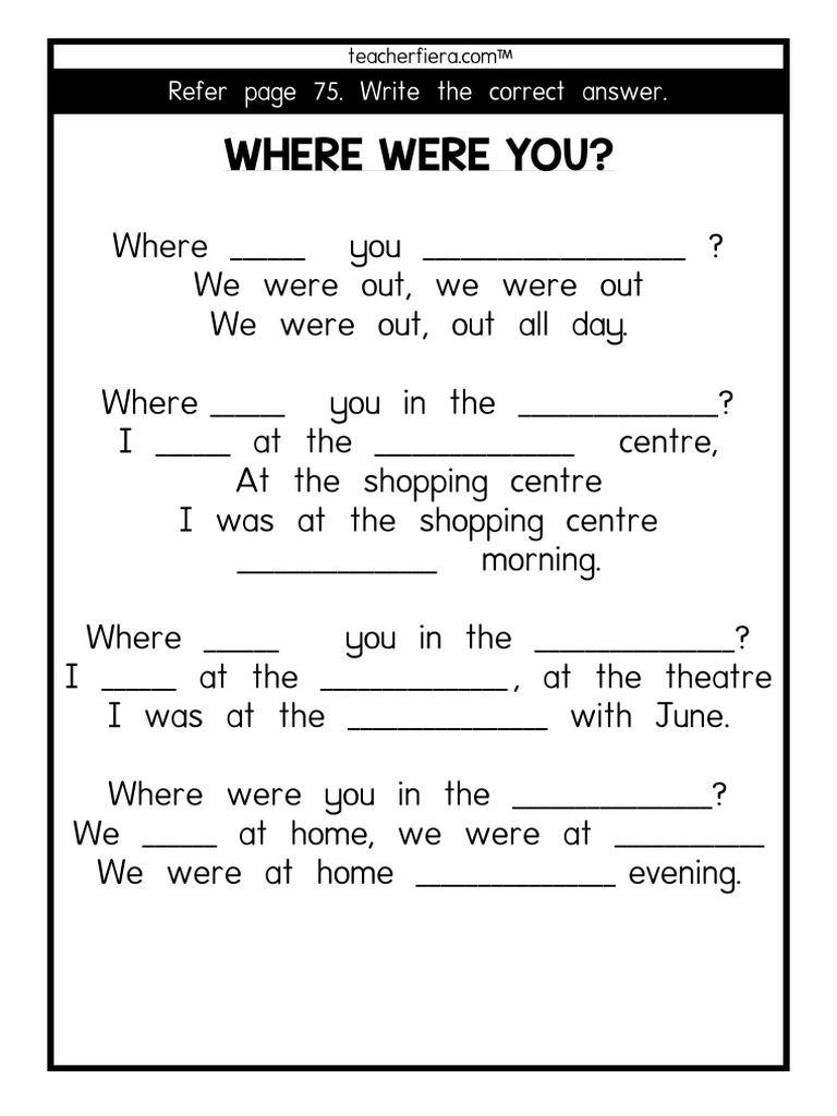 was and were worksheets pdf was and were worksheets pdf