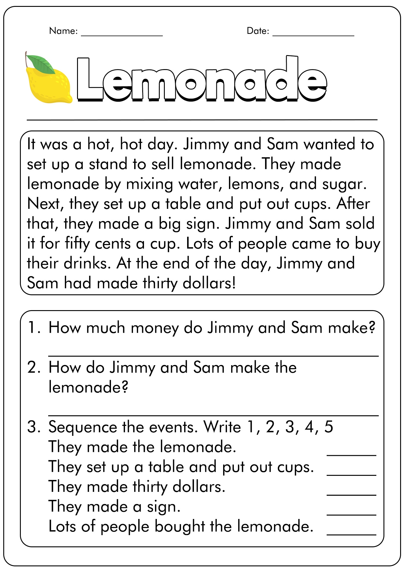 9 First Grade Reading Comprehension Worksheets Free PDF At Worksheets Library 9 First Grade Reading Comprehension Worksheets Free PDF At Worksheets Library
