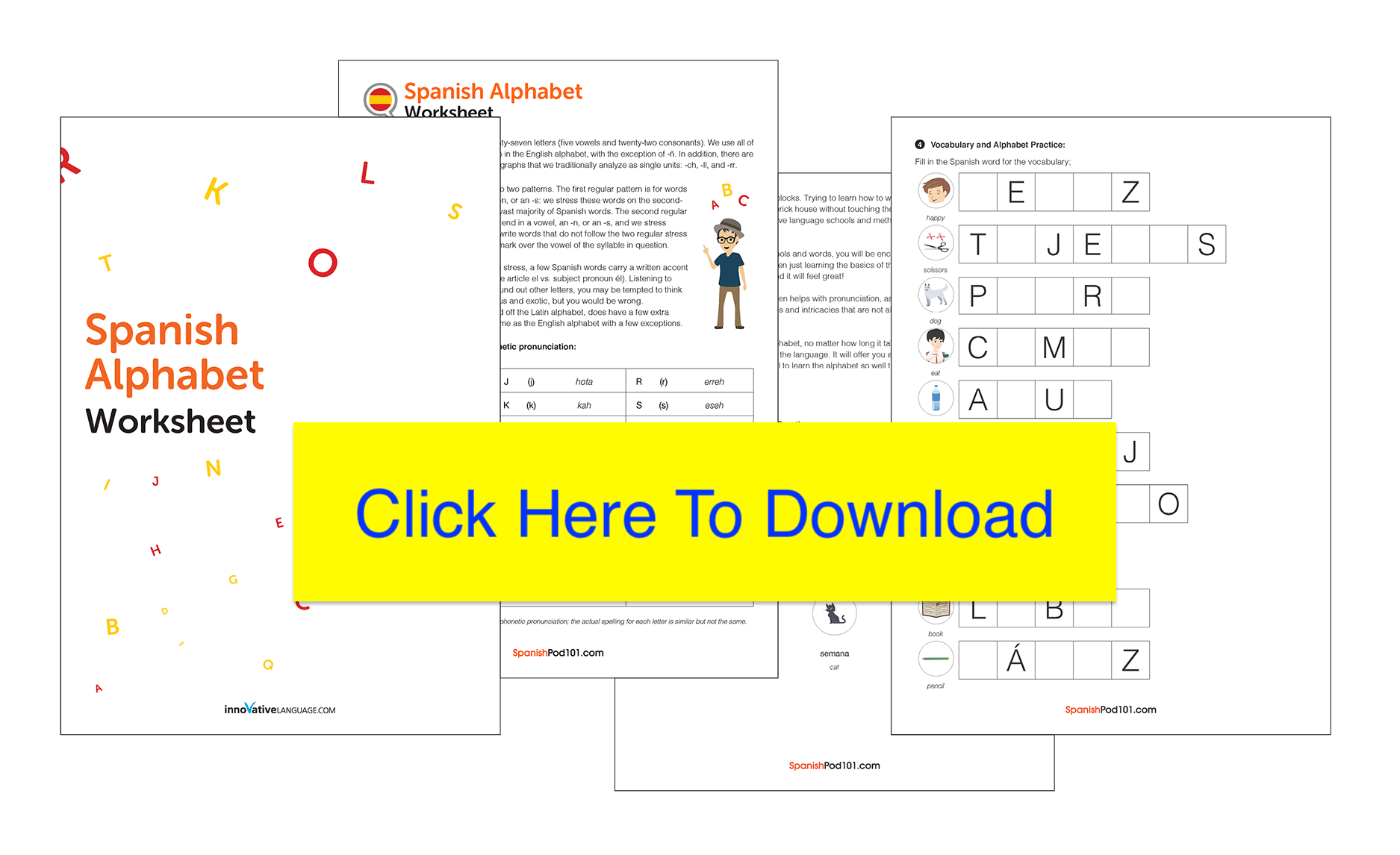 9 Free Spanish Worksheets PDF For Beginners 9 Free Spanish Worksheets PDF For Beginners
