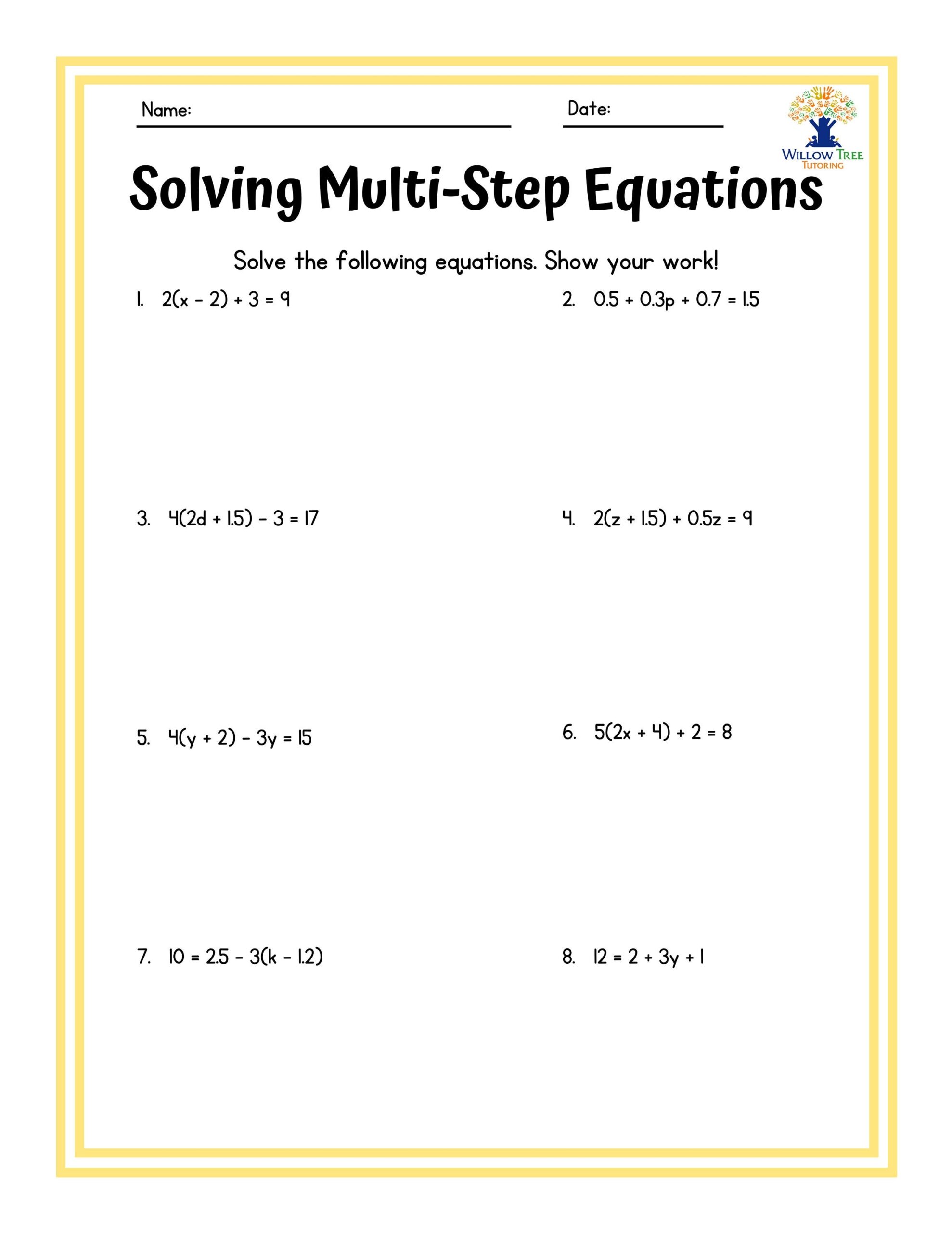 Colorful Solving Multi step Equations Tiered Worksheets Etsy Canada Colorful Solving Multi step Equations Tiered Worksheets Etsy Canada