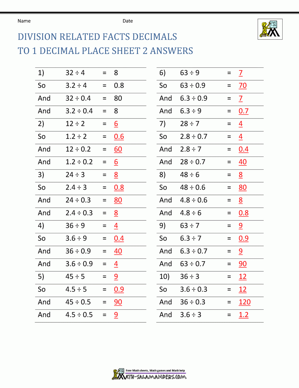 dividing decimals worksheet pdf dividing decimals worksheet pdf