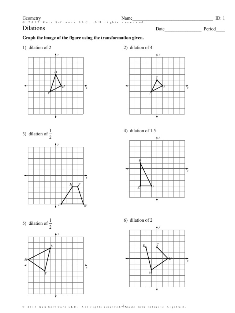 Dilation Worksheet PDF Worksheets Library Dilation Worksheet PDF Worksheets Library
