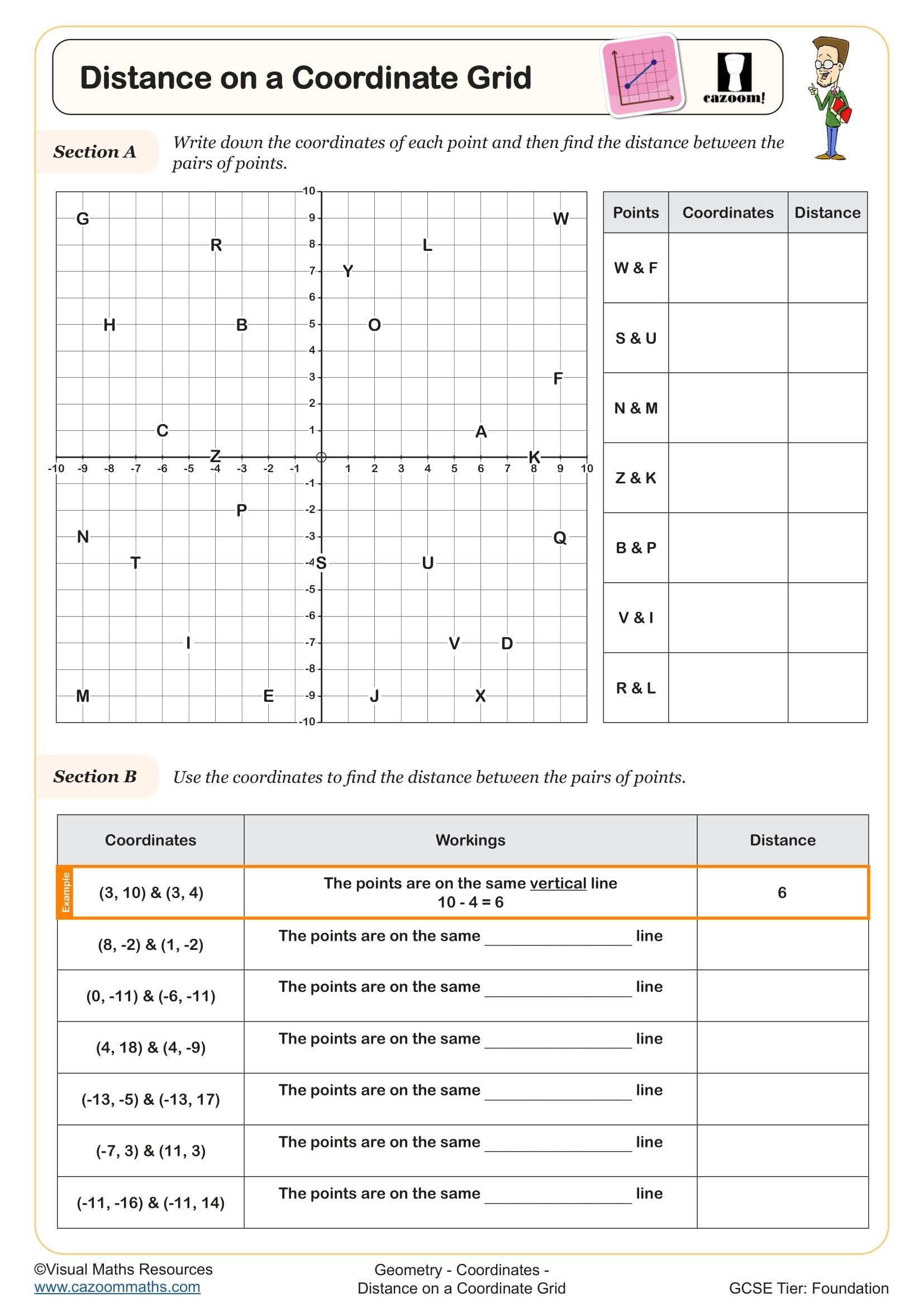 coordinate plane worksheets pdf