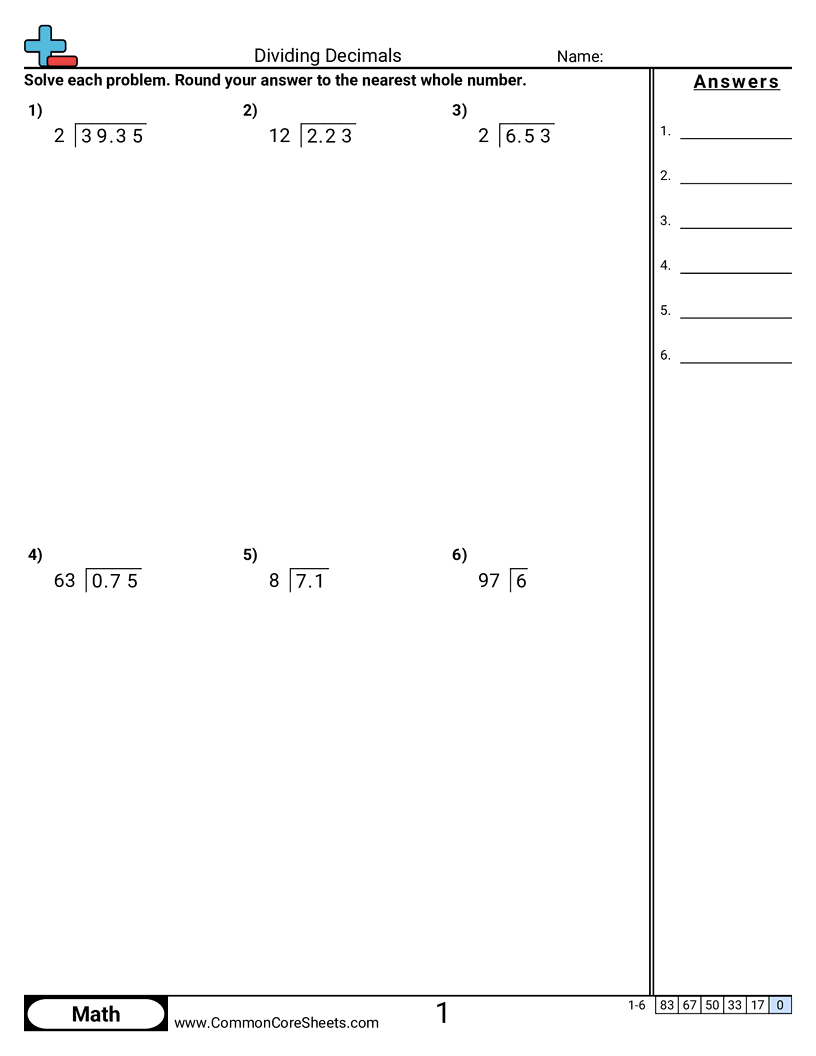 Dividing Decimals Worksheet Download Dividing Decimals Worksheet Download