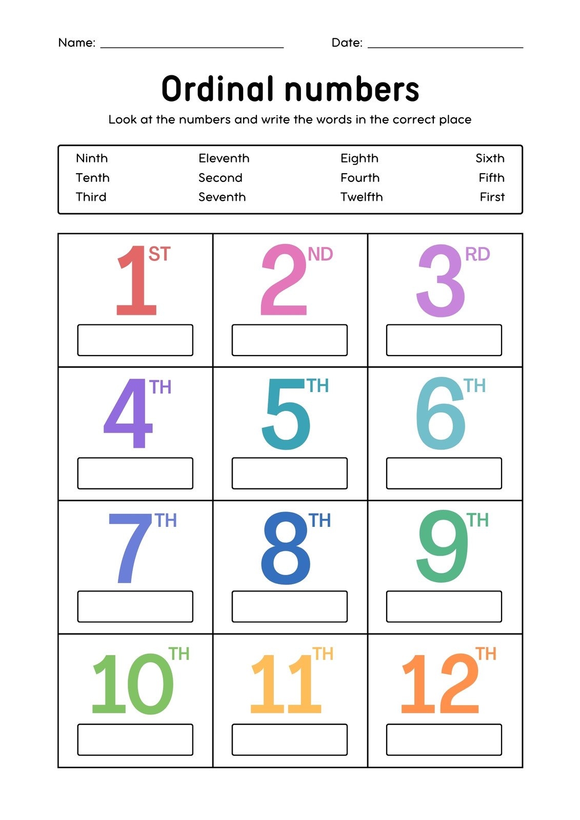 Free 1st Grade Math Worksheet Templates To Customize Canva