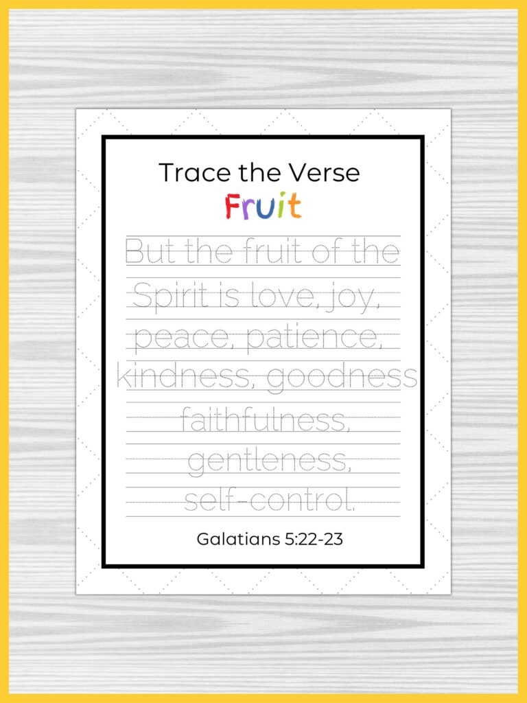 Free Fruit Of The Spirit Printables For Kids Healing Home Free Fruit Of The Spirit Printables For Kids Healing Home
