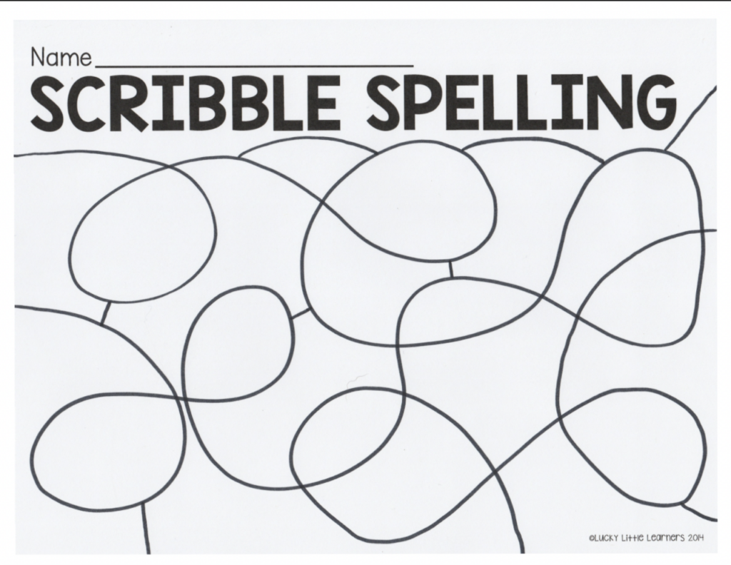 Free No Prep Spelling Worksheets Lucky Little Learners