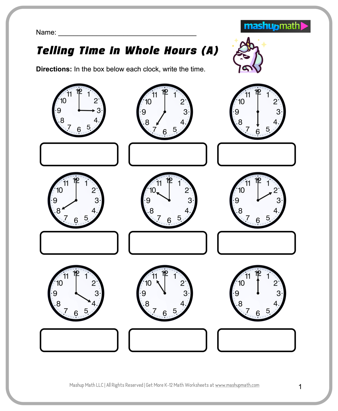 Free Pre K Math Worksheets Printable Mashup Math