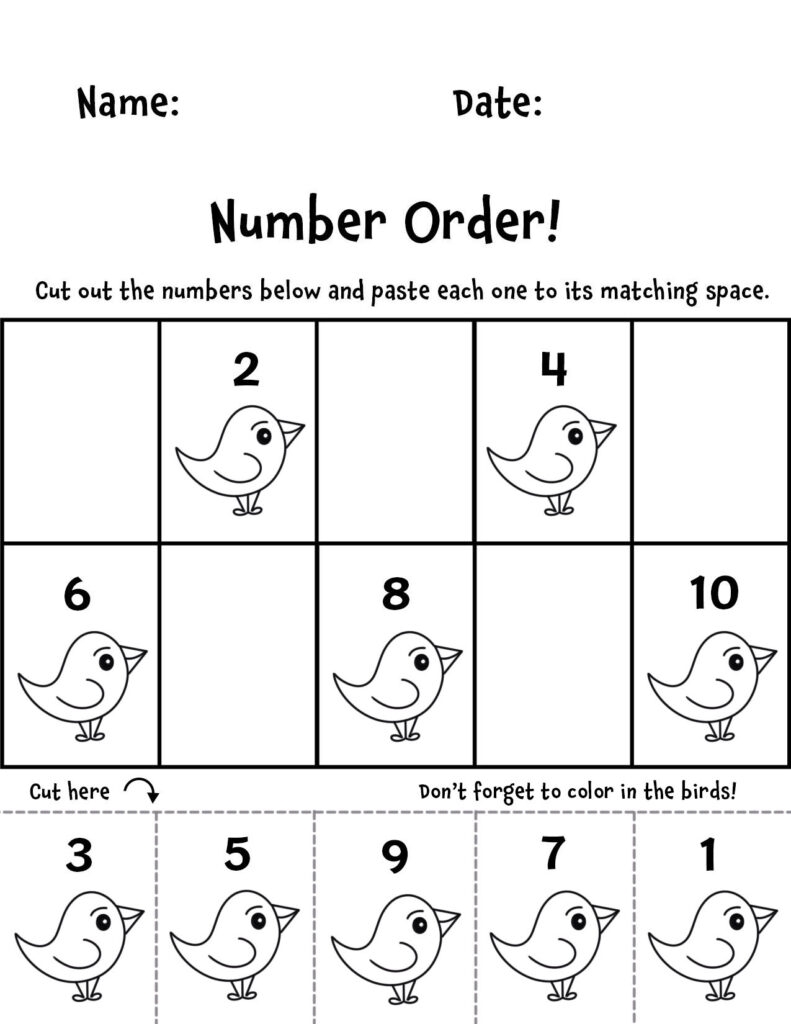 Free Preschool Number Worksheets Counting Tracing 1 20 Printables The Hollydog Blog