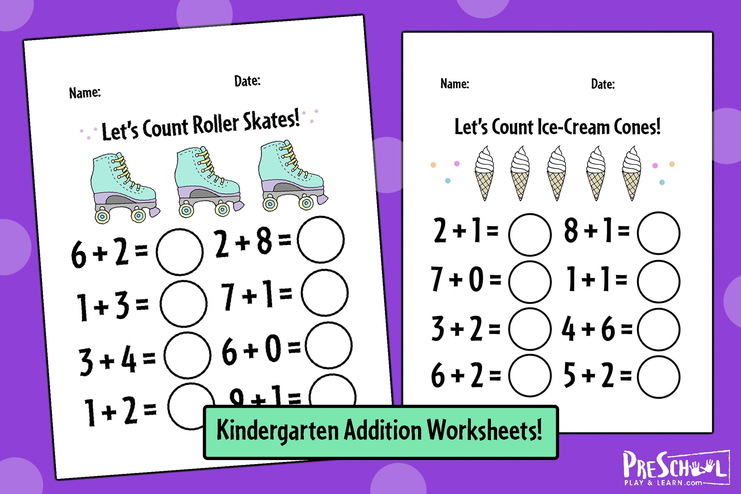 FREE Printable Kindergarten Addition Worksheets Numbers 1 10 FREE Printable Kindergarten Addition Worksheets Numbers 1 10