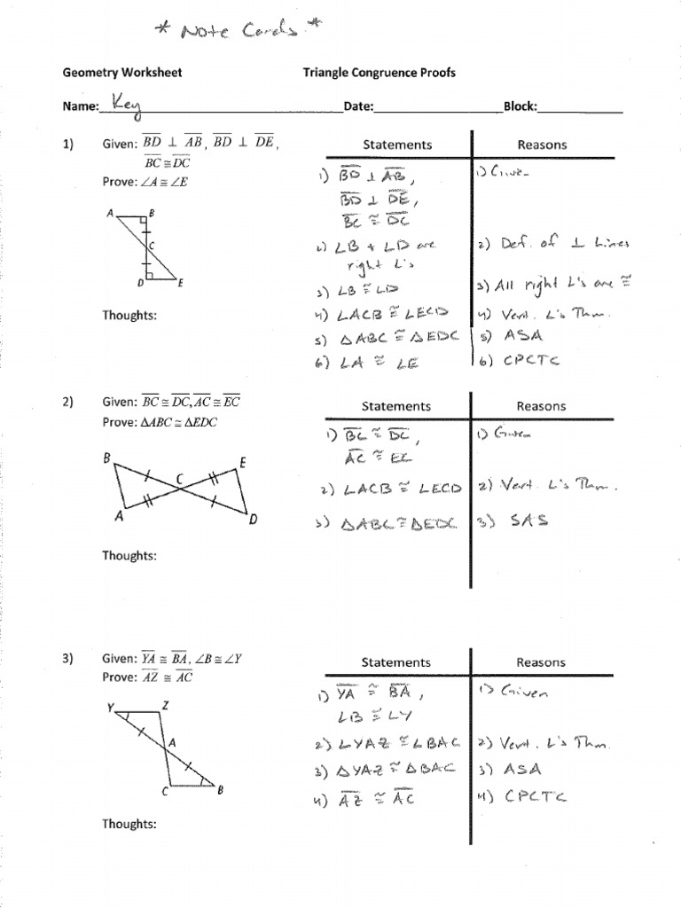 Free Triangle Congruence Proofs Worksheet Answers Download Free Triangle Congruence Proofs Worksheet Answers Png Images Free Worksheets On Clipart Library
