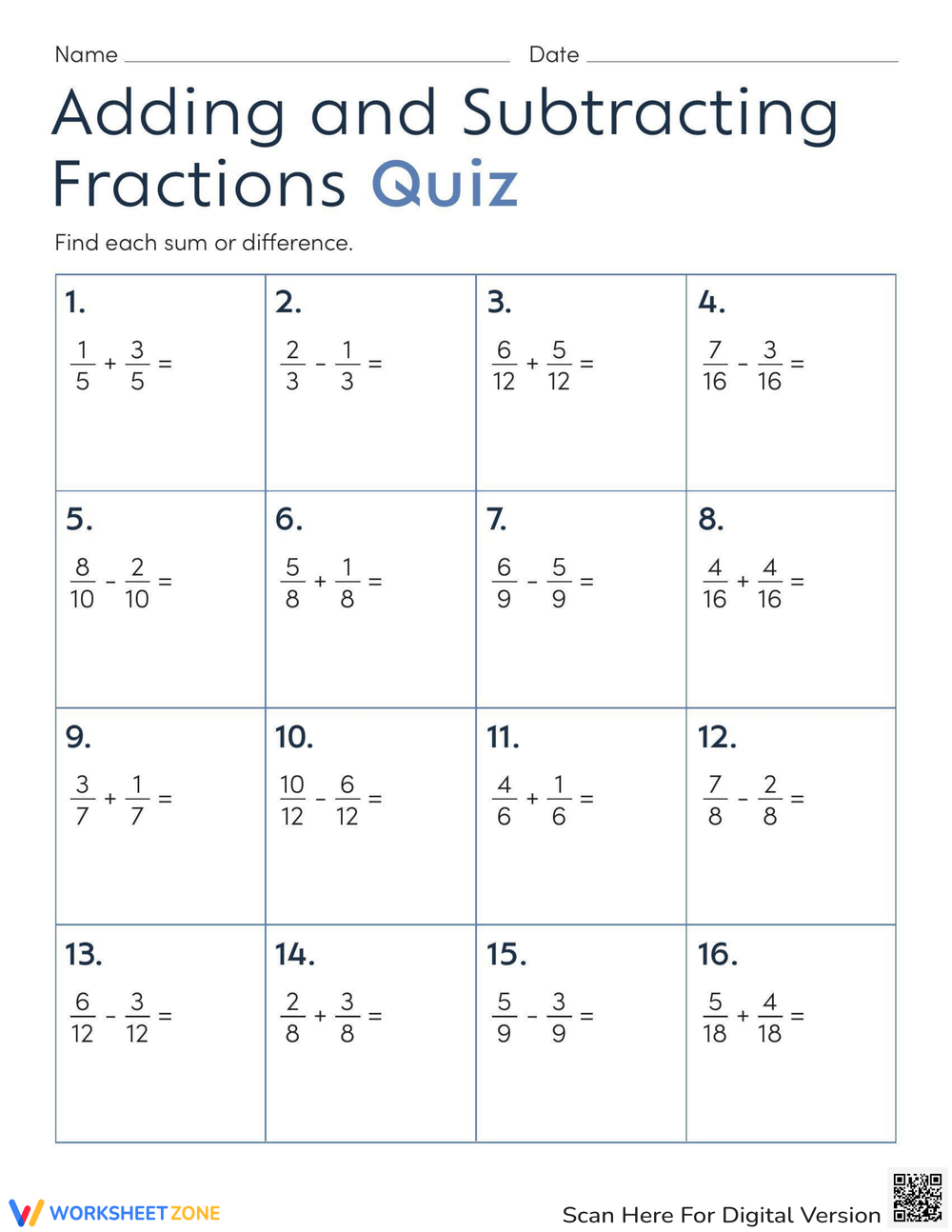 adding and subtracting fractions worksheets pdf adding and subtracting fractions worksheets pdf