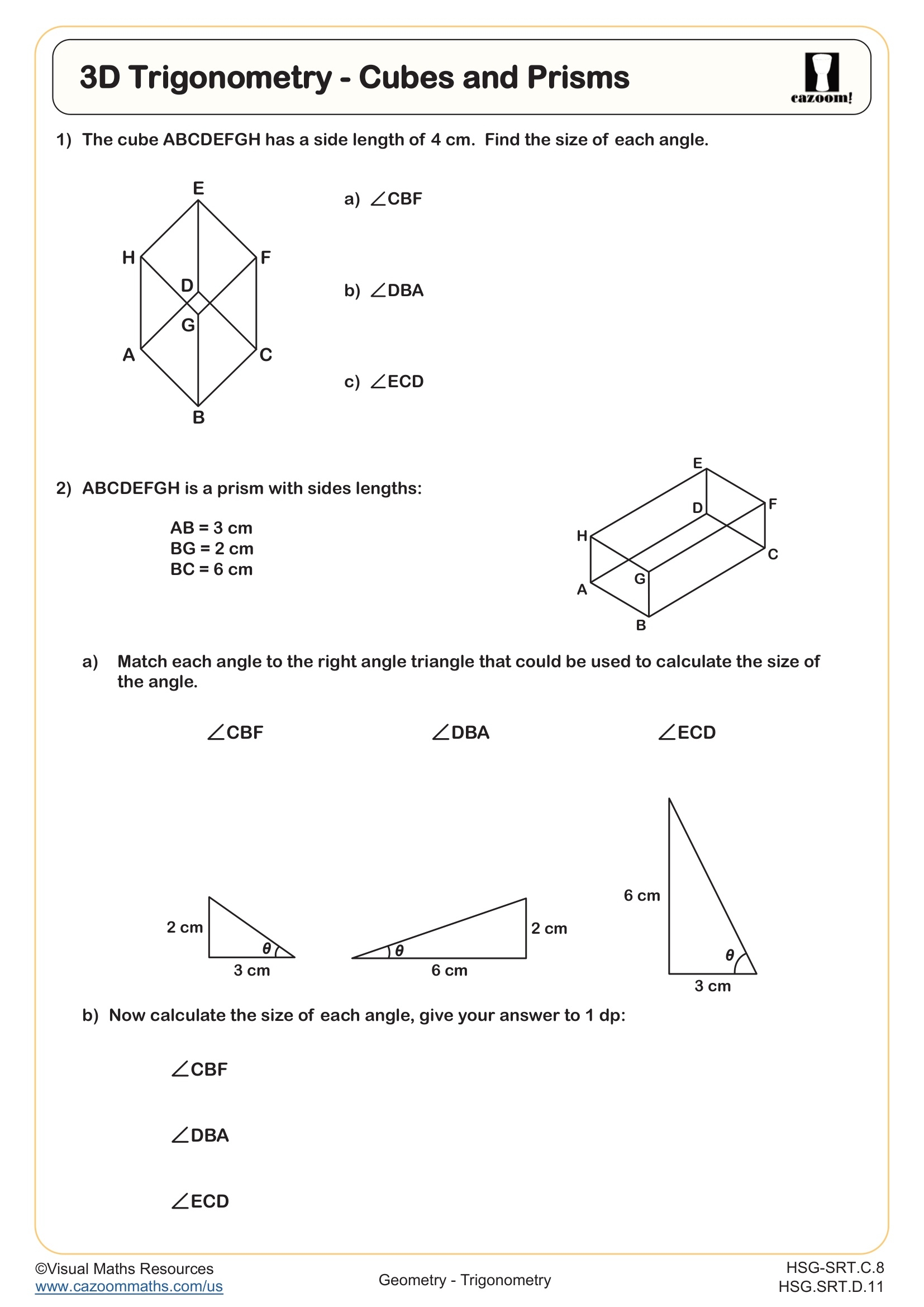 High School Trigonometry Worksheets With Answers High School Trigonometry Worksheets With Answers