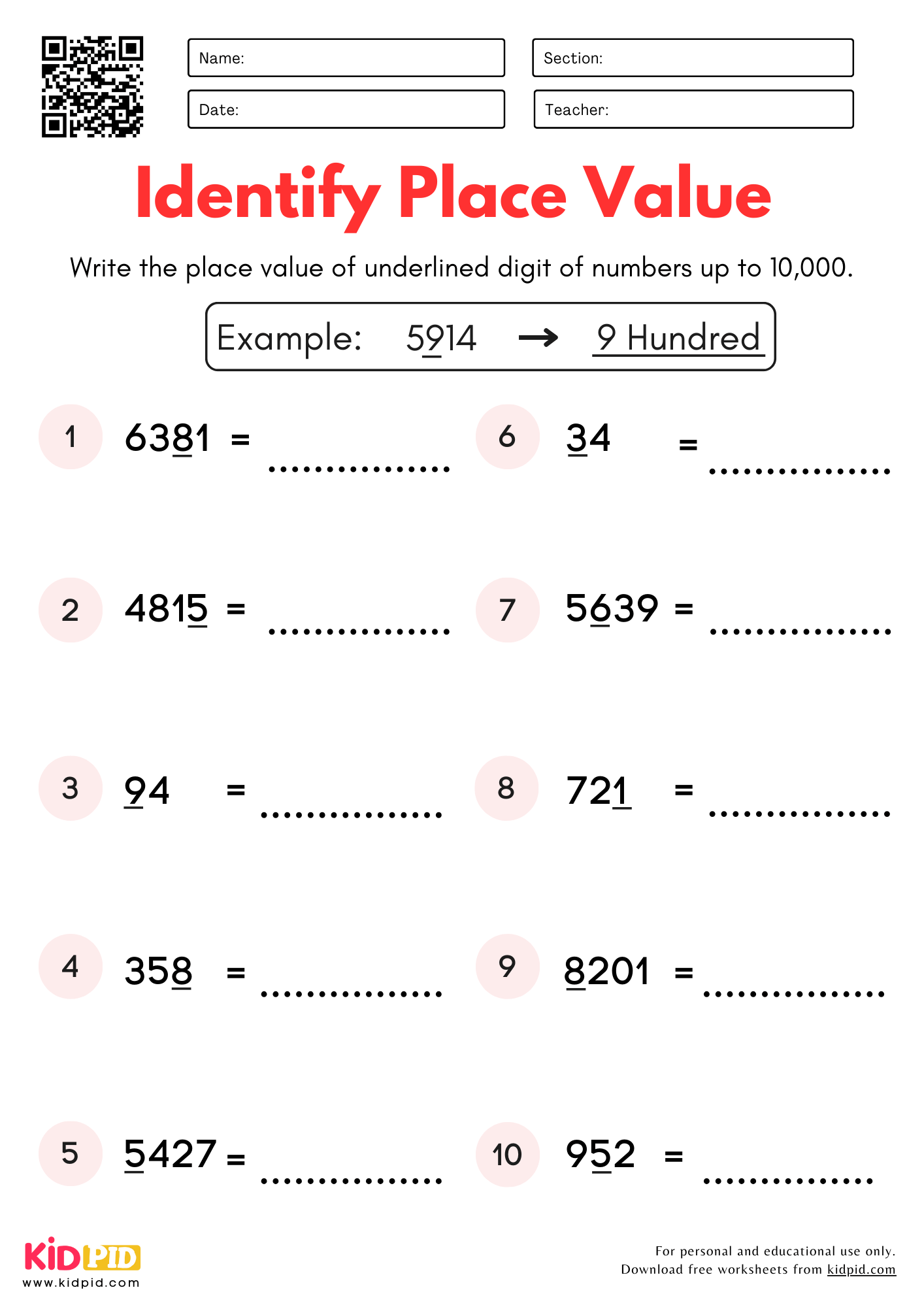 place value worksheets pdf place value worksheets pdf