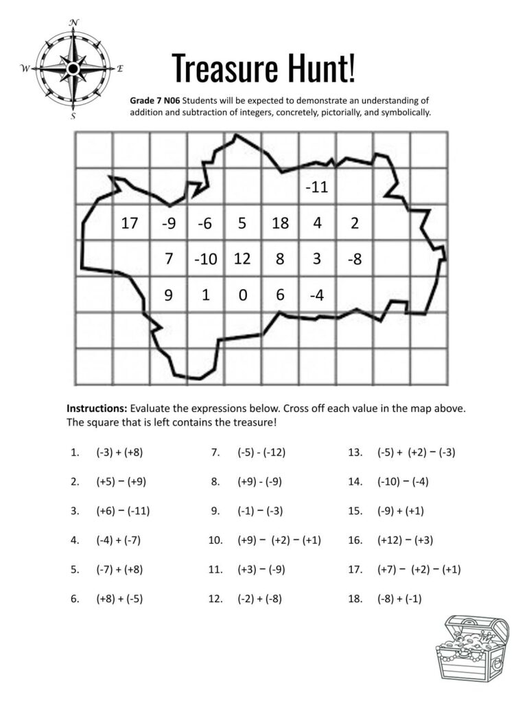 integer operations worksheet pdf integer operations worksheet pdf