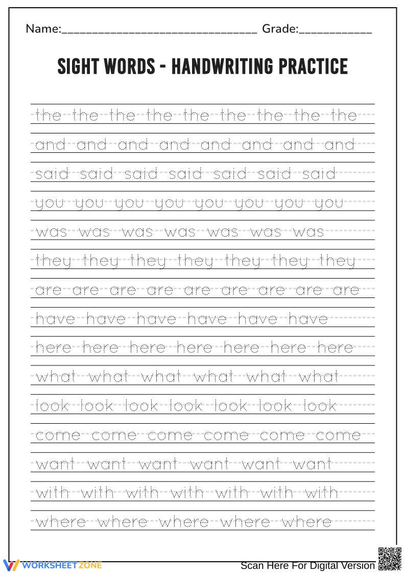 penmanship worksheets pdf