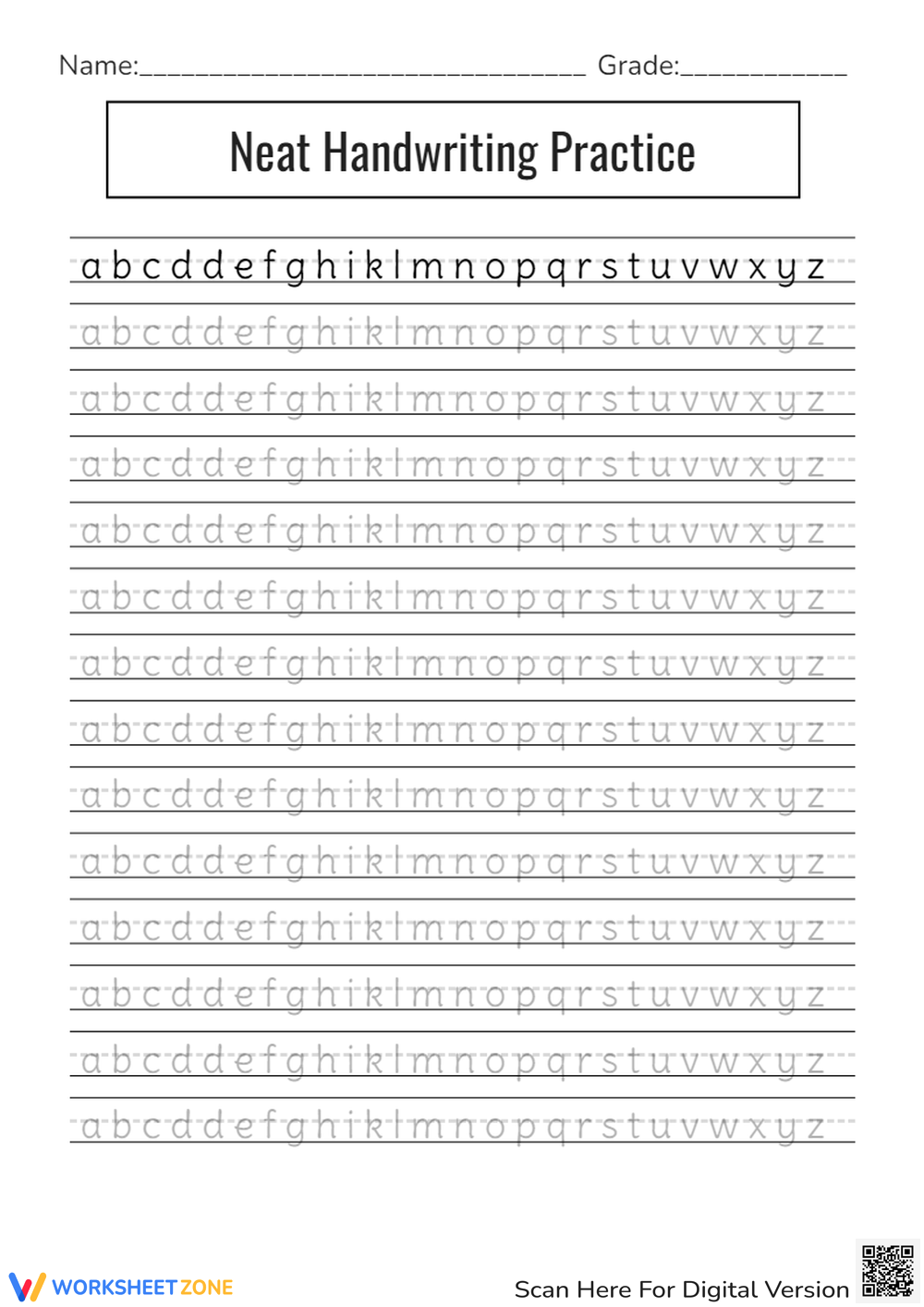 Left Handed Handwriting Worksheets Printable Study Planner