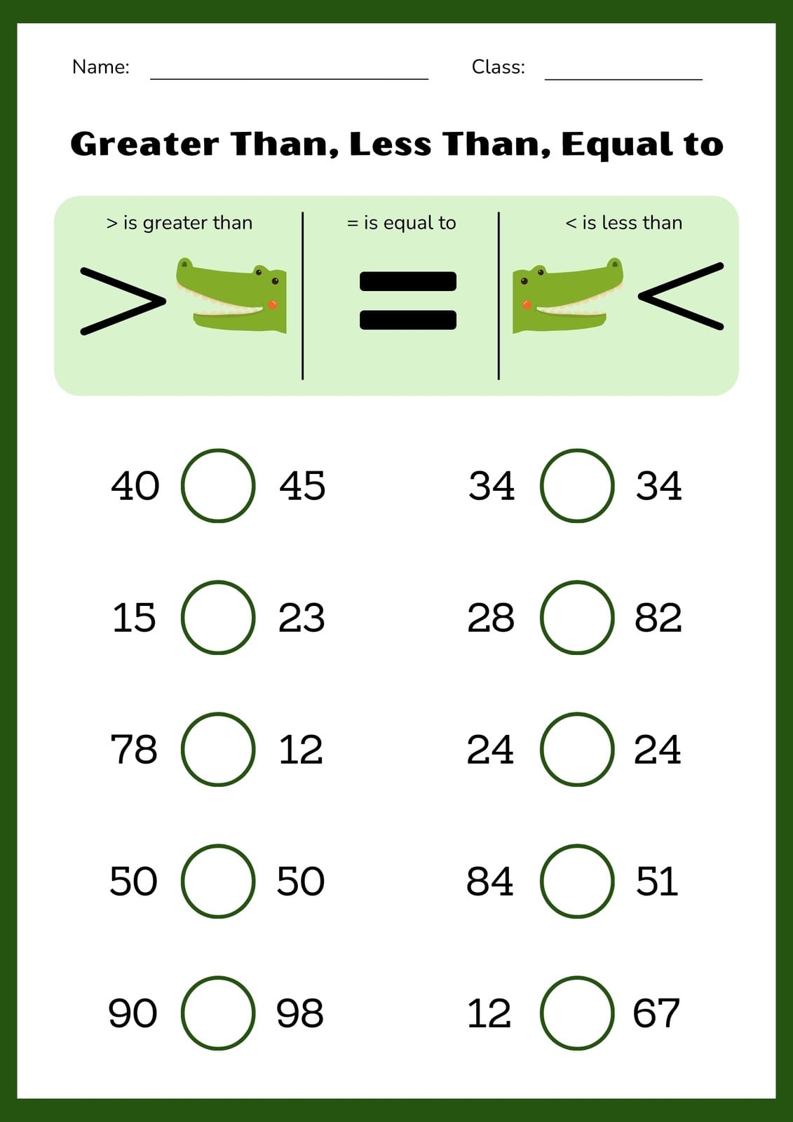 Page 3 Free Printable 2nd Grade Math Worksheets Canva