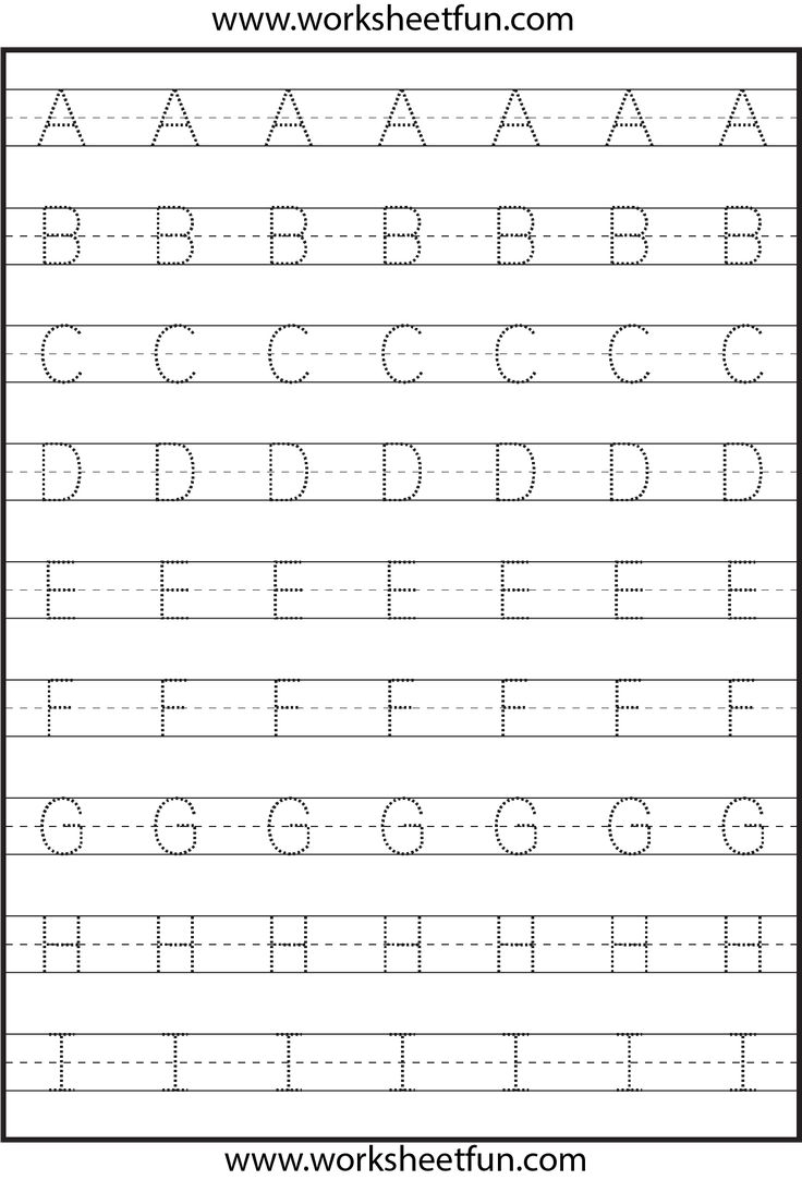 letter tracing worksheets pdf