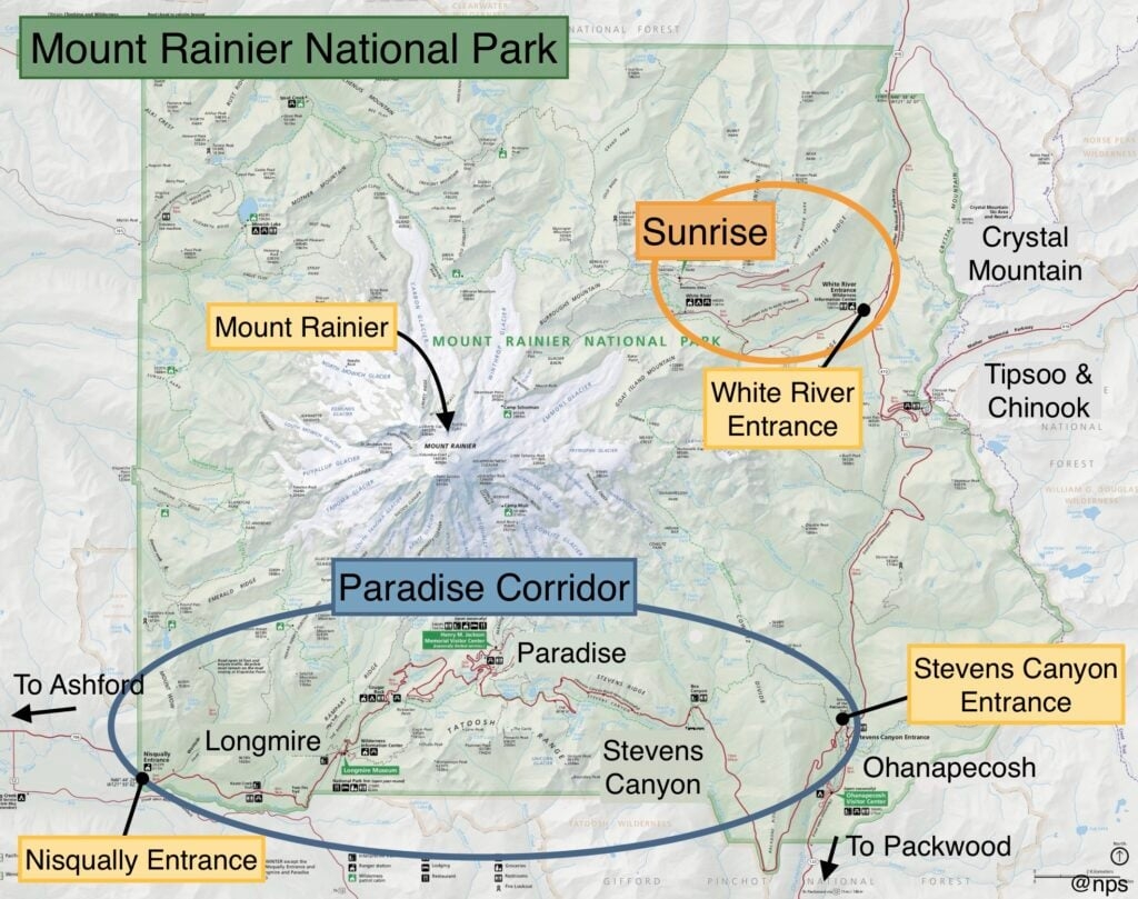Which Entrance Should I Use To Visit Mount Rainier We re In The Rockies